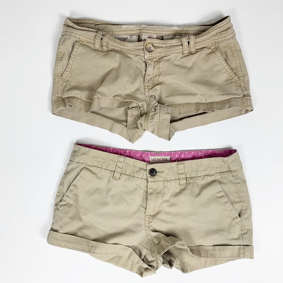 Mossimo Supply Co. Pants - Khaki Shorts Bundle size 2